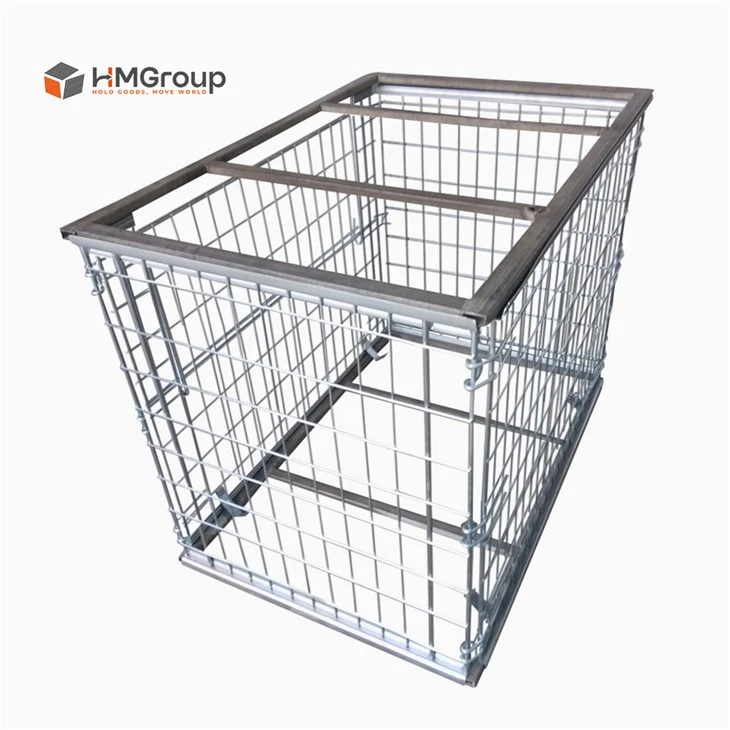 Collapsible Metal Wire Pallet Collar